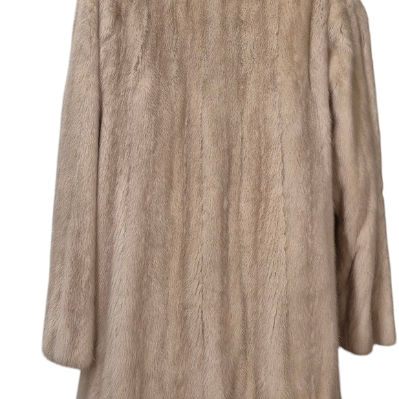 Tourmaline Mink Vintage Beige Fur Coat - Picture 14 of 16